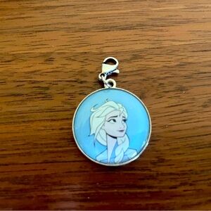 Disney Blue and Silver Elsa Frozen Jewelry Pendant